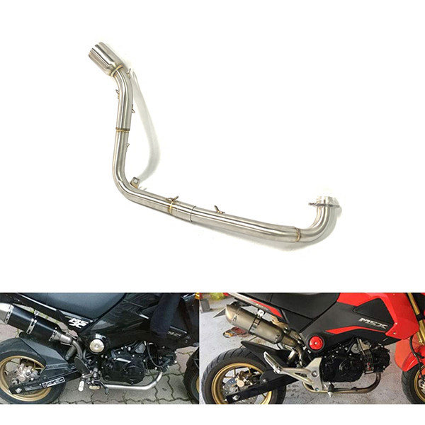 2012-2015 Honda MSX 125 Motorcycle Exhaust Pipe Steel Bike Front Pipe Under Bike